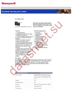 311SM2-H58 datasheet  